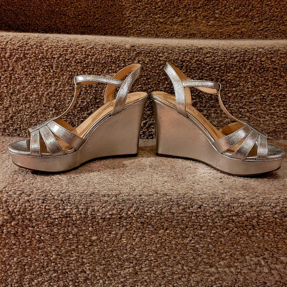 Michael Shannon silver platforms, size 6.5 - Picture 4 of 7